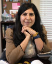 Florida state Rep. Anna Eskamani poses in her office Wednesday, March 27, 2024, in Orlando, Fla. For the first time in 27 years, the U.S. government is announcing changes to how it categorizes people by race and ethnicity. "It feels good to be seen," said Eskamani, whose parents are from Iran. (AP Photo/John Raoux)