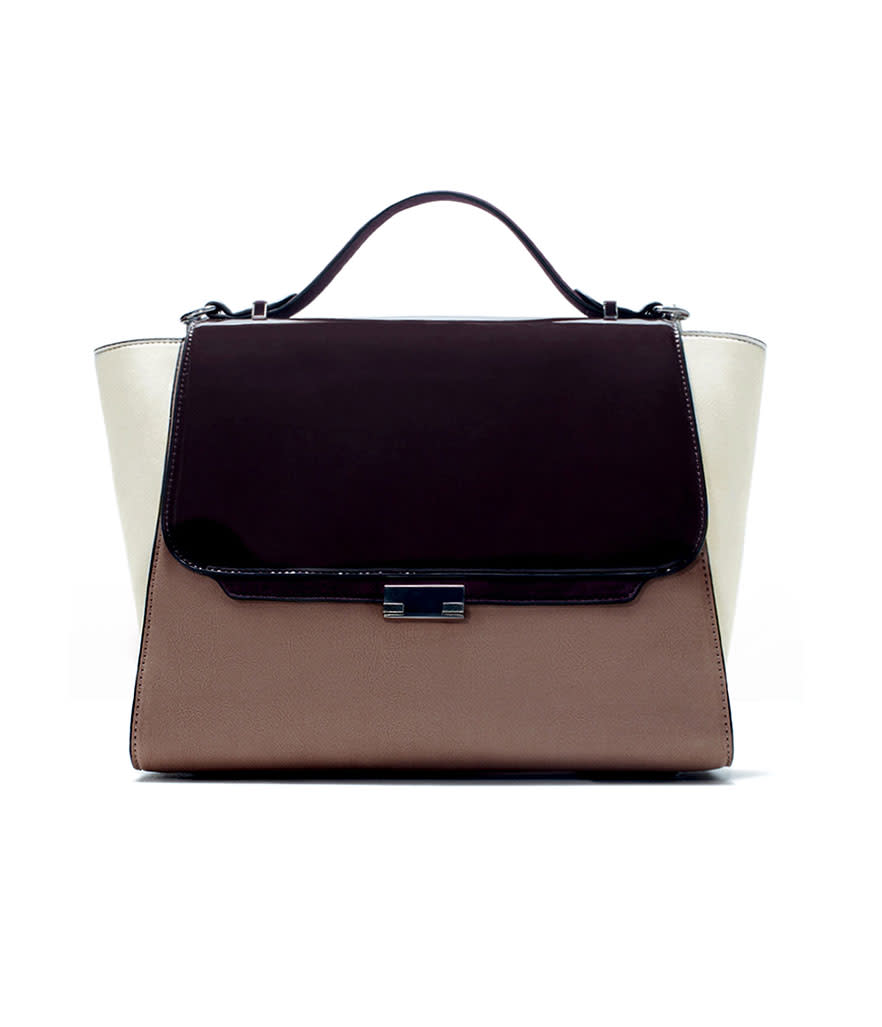 <p>Zara Combination City Bag, $60, <a rel="nofollow noopener" href="http://www.zara.com/us/en/collection-aw15/woman/bags/combination-city-bag-c269200p2775035.html" target="_blank" data-ylk="slk:zara.com;elm:context_link;itc:0;sec:content-canvas" class="link ">zara.com</a></p>