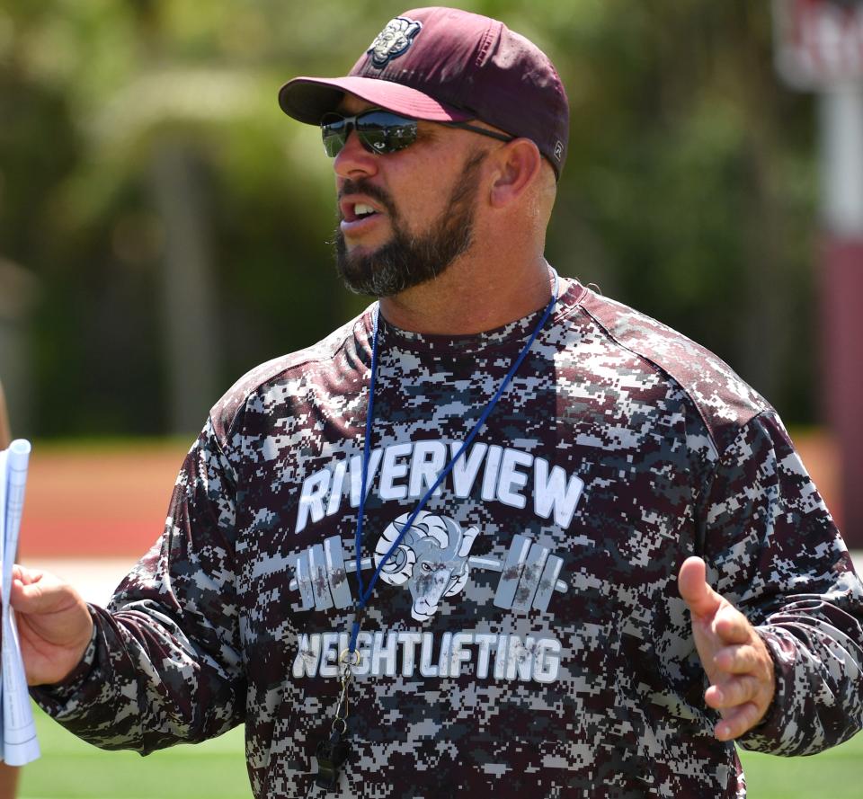 Josh Smithers is entering his seventh season as head football coach at Riverview High. Smithers also was the head football coach at Cardinal Mooney Catholic for eight seasons.