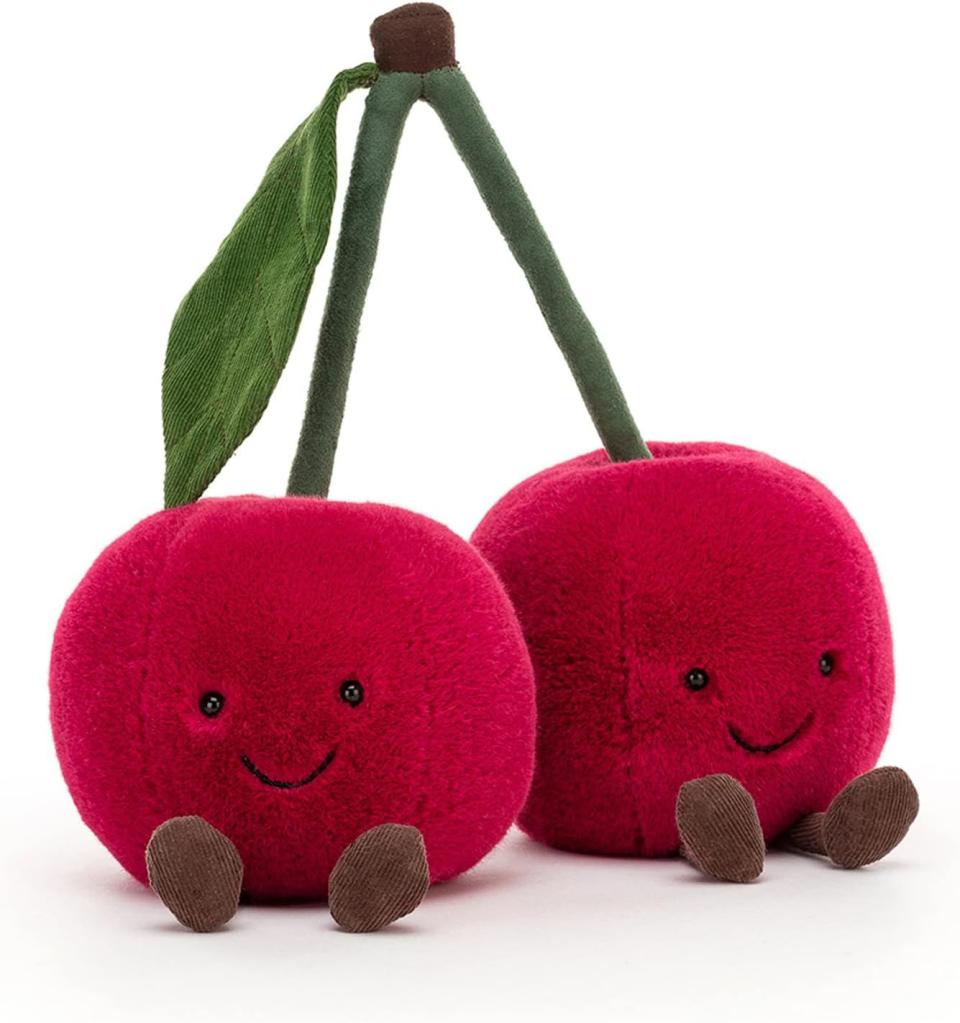 <p><a href="https://www.amazon.com/Jellycat-Amuseable-Cherries-Fruit-Plush/dp/B098LC1NRS?ref_=ast_sto_dp&tag=syn-yahoo-20&ascsubtag=%5Bartid%7C10050.g.46128112%5Bsrc%7Cyahoo-us" rel="nofollow noopener" target="_blank" data-ylk="slk:Shop Now;elm:context_link;itc:0;sec:content-canvas" class="link ">Shop Now</a></p><p>Amuseable Cherries</p><p>Amazon</p><p>$37.50</p><span class="copyright">Jellycat</span>