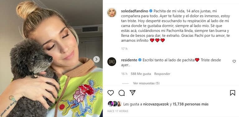 La modelo reveló el duro momento que atraviesa a sus seguidores.