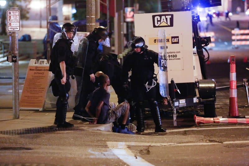 Protests on the streets of St. Louis