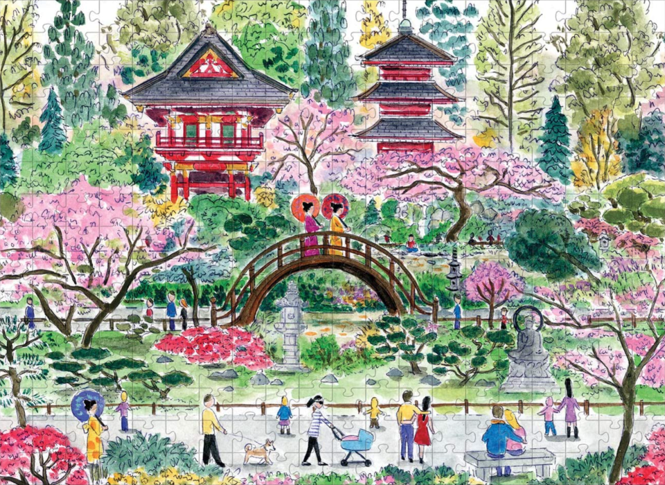 Galison Michael Storrings Japanese Tea Garden 300-Piece Puzzle