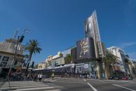 <p>Oscars day in Hollywood is a whole production, as you can probably imagine. Th 88th Academy Award's red carpet setup encompassed two city blocks along, you guessed it, Hollywood Blvd. <br></p>