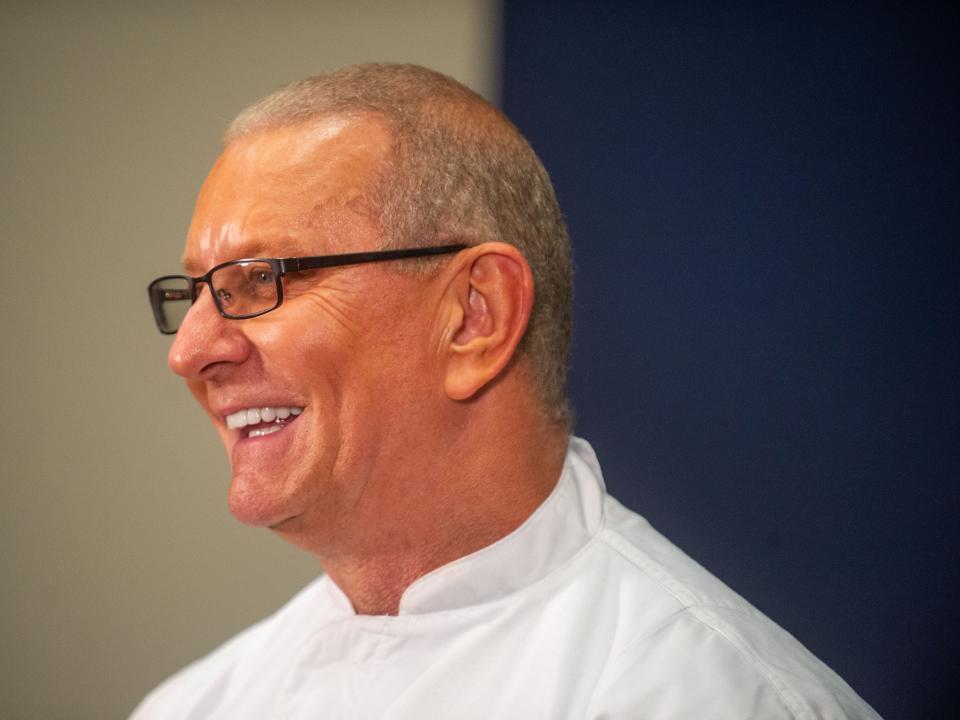 Robert Irvine is shown at the Patriot Awards Gala hosted by the Medal of Honor Convention in Knoxville, Tennessee, in September.