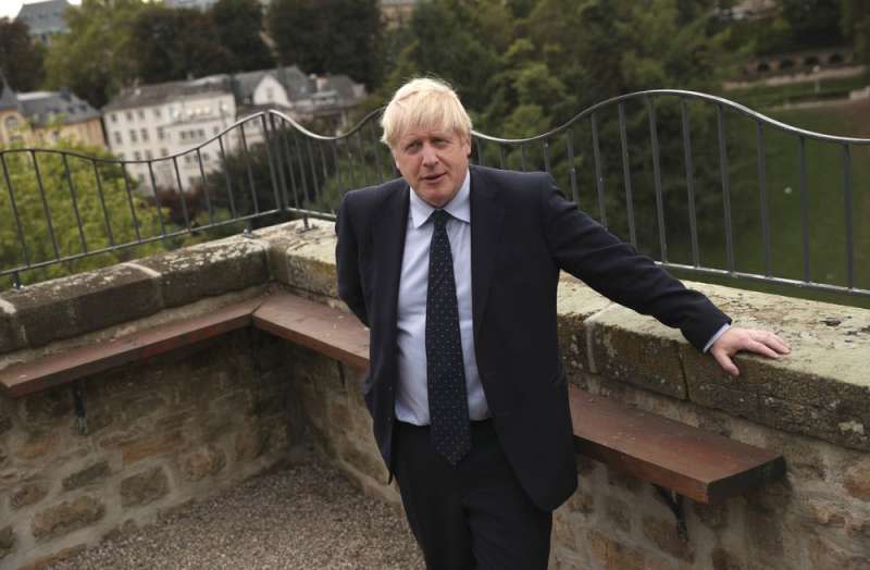 英國首相強森（Boris Johnson）。（AP）