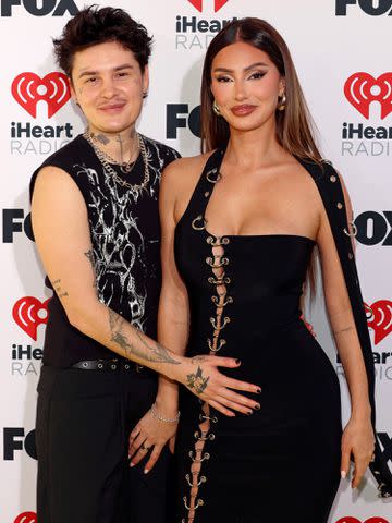 <p>Jesse Grant/Getty</p> Jesse Sullivan and Francesca Farago attend the 2024 iHeartRadio Music Awards on April 01, 2024.