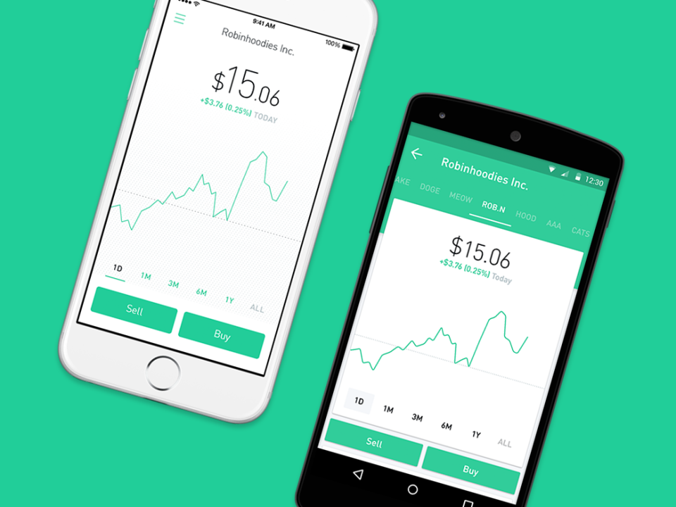 iOS and Android robinhood