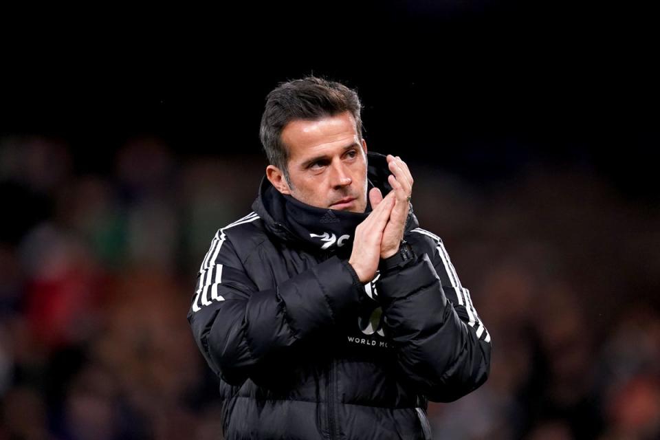 Marco Silva expects his Fulham side to face “a proper derby” against Brentford (John Walton/PA) (PA Wire)