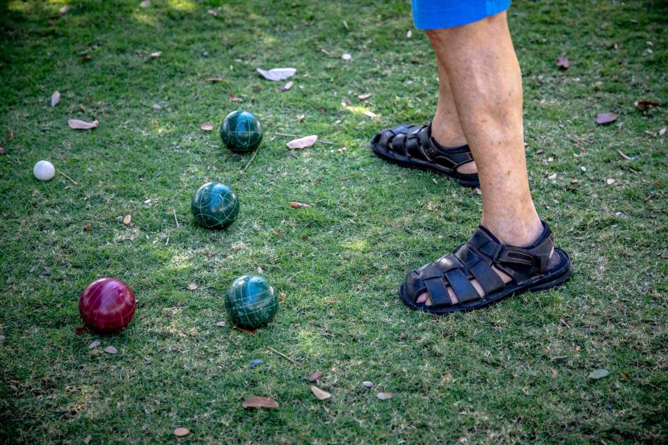 Learn to play bocce with free lessons at the Italian American Club in Melbourne.