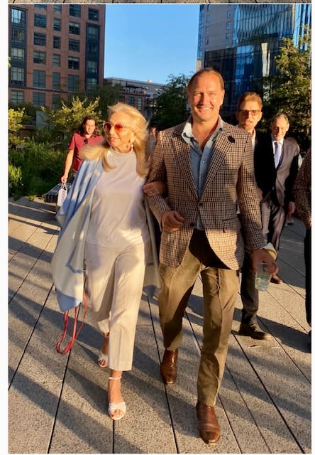 Eleanora Kennedy with Nicholas Varney at the film’s premiere.