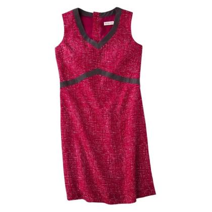 Target red printed dress, $39.99.