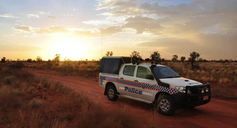 A police car in the Northern Territory.