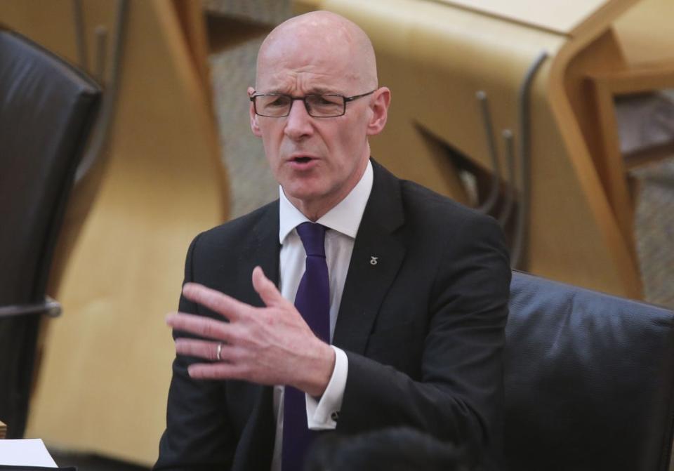 John Swinney (Fraser Bremner/Daily Mail/PA) (PA Wire)