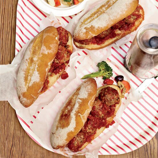 Meatball-and-Provolone Subs