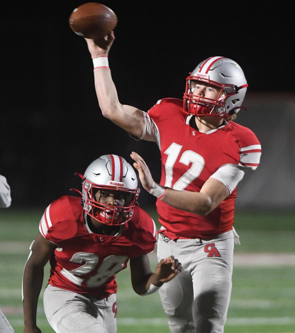 Drew Williamee became Canandaigua's starting quarterback last season as a sophomore.