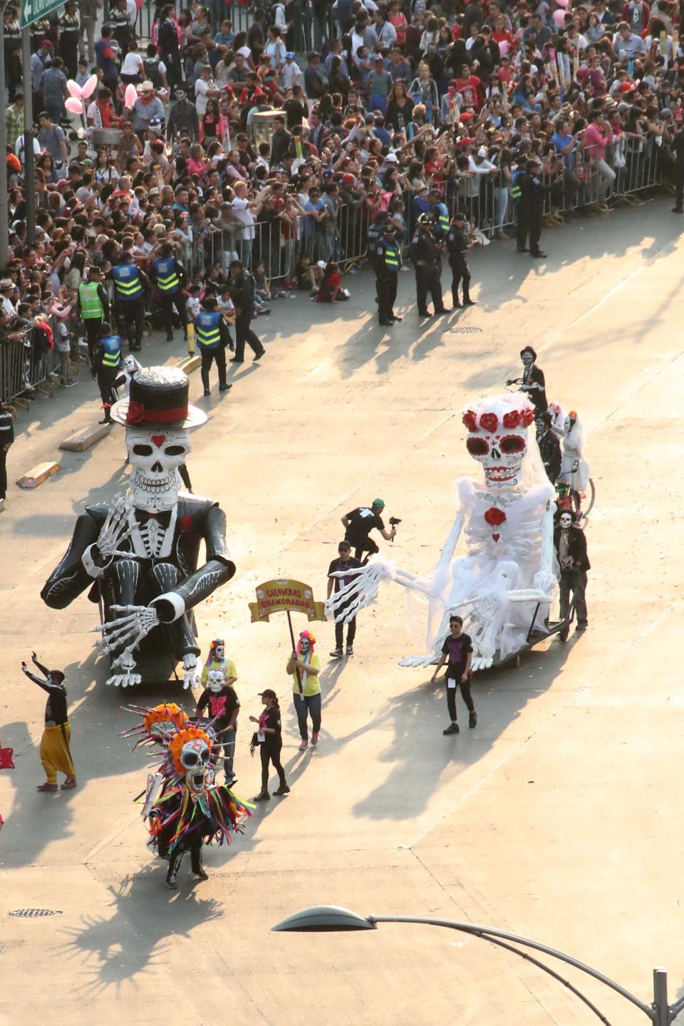 <p>CIUDAD DE MÉXICO Traditions/Tradiciones-Día de Muertos.- Aspectos del Desfile del Día de Muertos, 28 de octubre de 2017. Foto: Agencia EL UNIVERSAL/Ariel Ojeda/JMA </p>