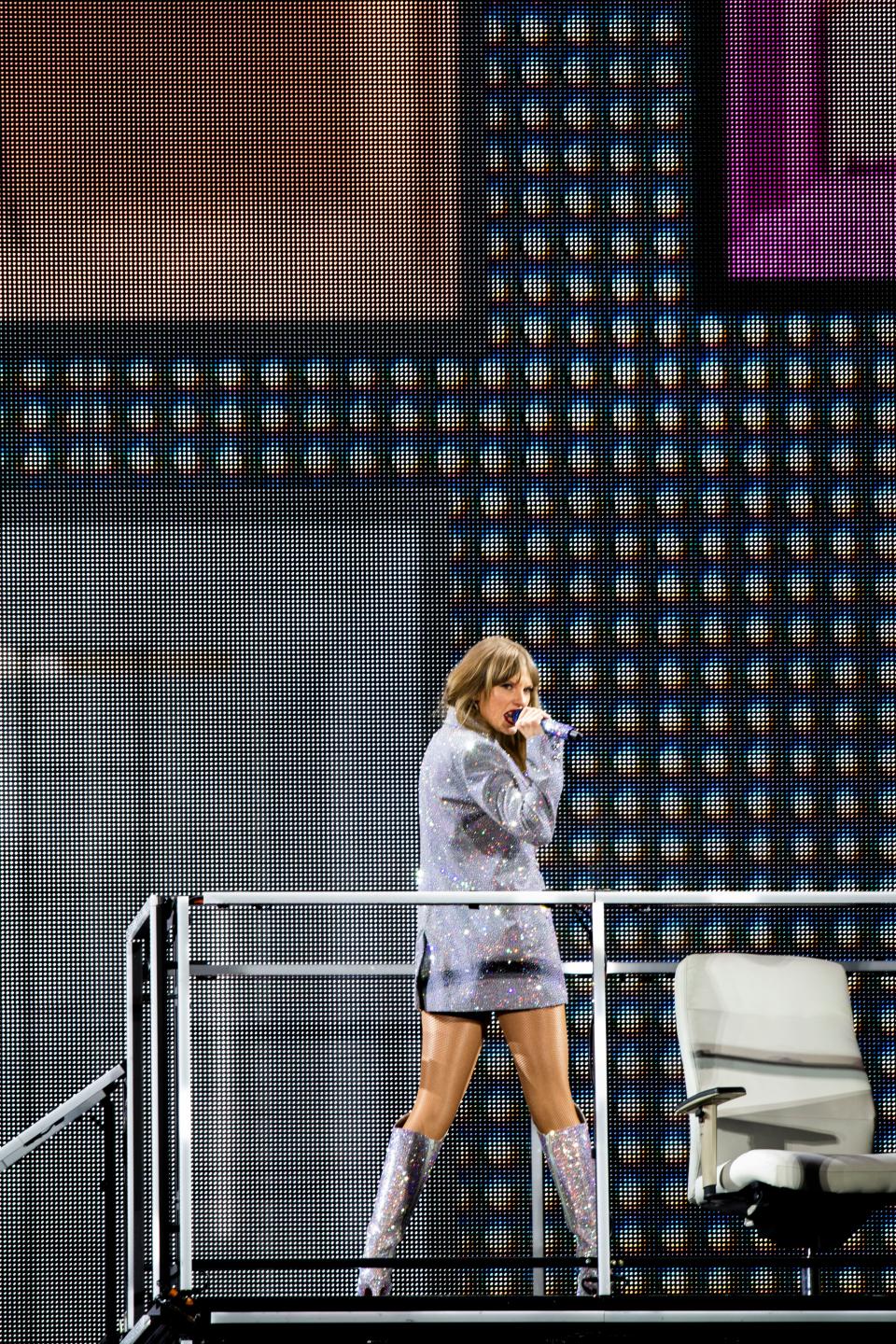 Taylor Swift performs at Nissan Stadium in Nashville , Tenn., Friday, May 5, 2023.