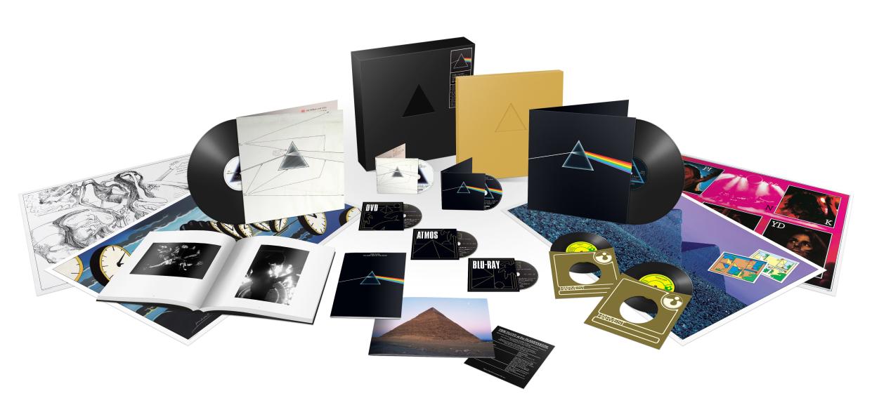 Compact discs and vinyl records remain popular and are often part of special releases such as this 50th anniversary box set of Pink Floyd’s ‘The Dark Side Of The Moon,' ($299.98), out March 24. The set includes the remastered studio album and ‘The Dark Side Of The Moon - Live At Wembley Empire Pool, London, 1974’ on CD and vinyl, plus remastered stereo versions on Blu-ray Disc and DVD.