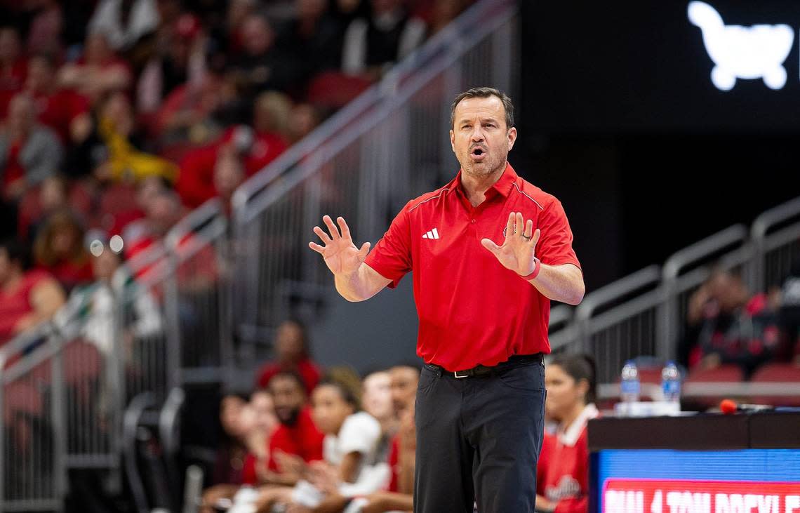 Jeff Walz has guided Louisville to four NCAA Final Fours in his 17 seasons as head coach of the Cardinals. Jeff Faughender/Courier Journal/USA TODAY NETWORK