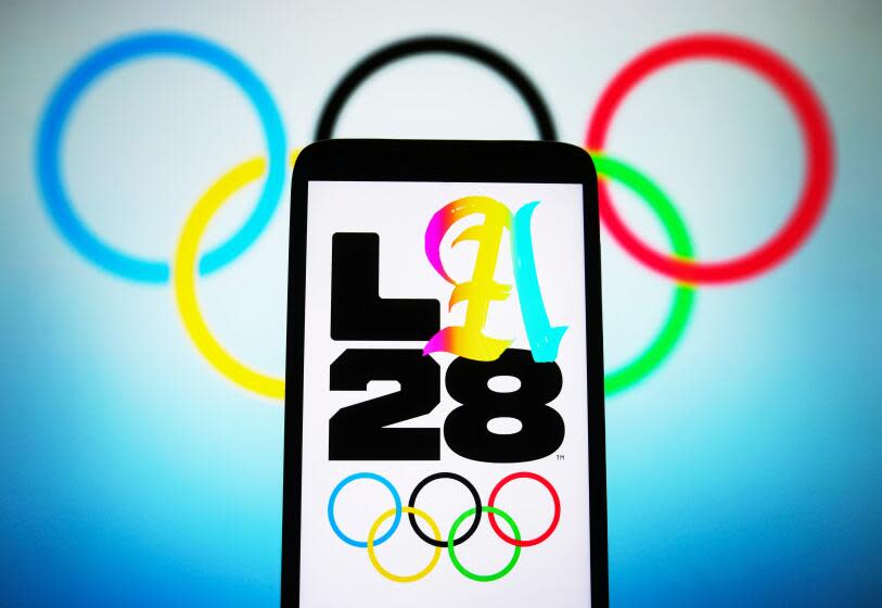 UKRAINE - 2023/12/21: In this photo illustration, Los Angeles 2028 Olympic Games.