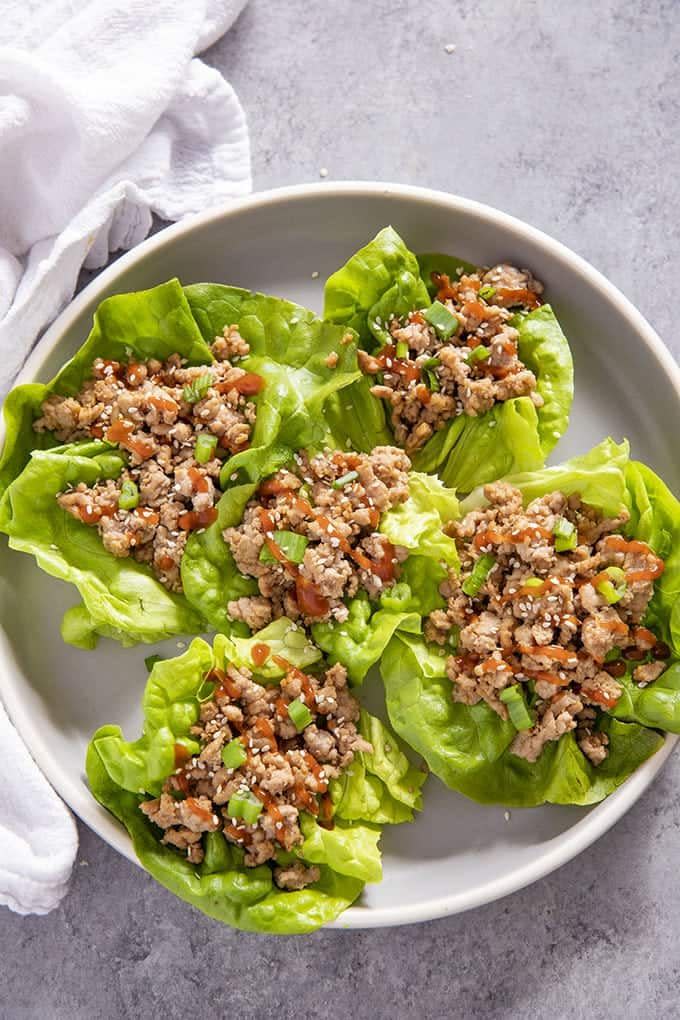 Sesame Pork Lettuce Wraps