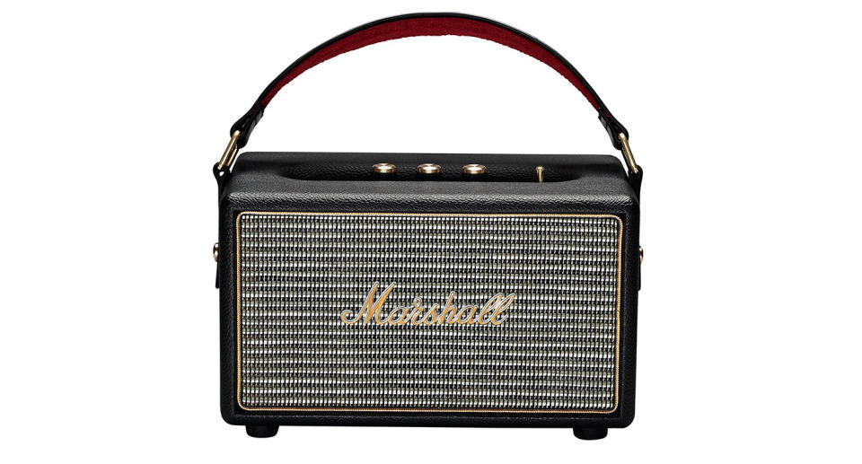 <a href="https://www.amazon.co.uk/Marshall-Kilburn-Portable-Speaker-Black/dp/B071RSHMJN?tag=yahooukedit-21" rel="nofollow noopener" target="_blank" data-ylk="slk:Buy now.;elm:context_link;itc:0;sec:content-canvas" class="link "><strong>Buy now.</strong></a>