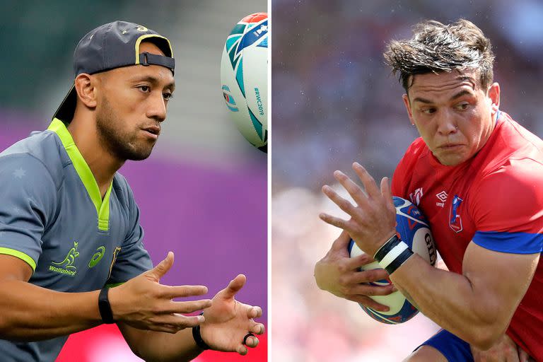 Christian Leali'ifano era figura de Australia y ahora es el apertura titular de Samoa; Alfonso Escobar integra el seleccionado de Chile, que en Francia protagoniza su primer mundial.