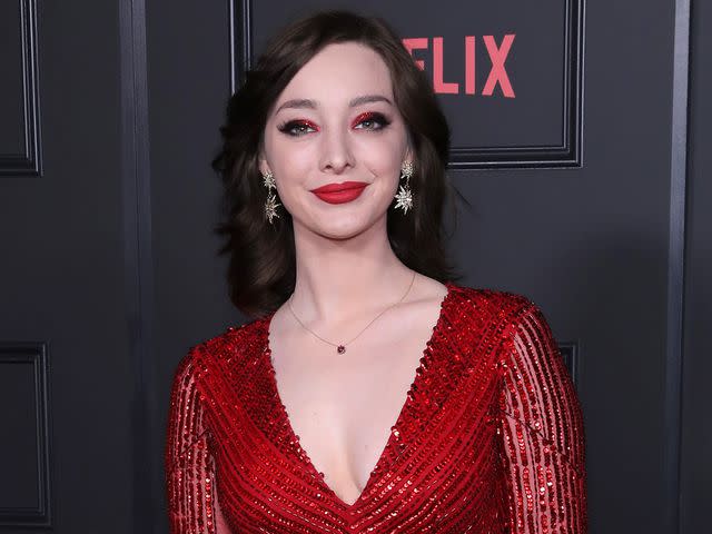 <p>Jemal Countess/FilmMagic</p> Emma Dumont attends the 'Locke & Key' series premiere photo call