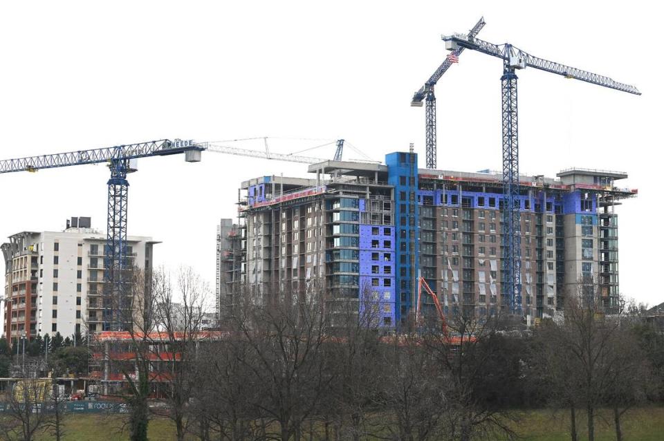 On January 2, 2023, three construction workers died at this construction site after scaffolding collapsed, sending them plummeting 70 feet to the ground.