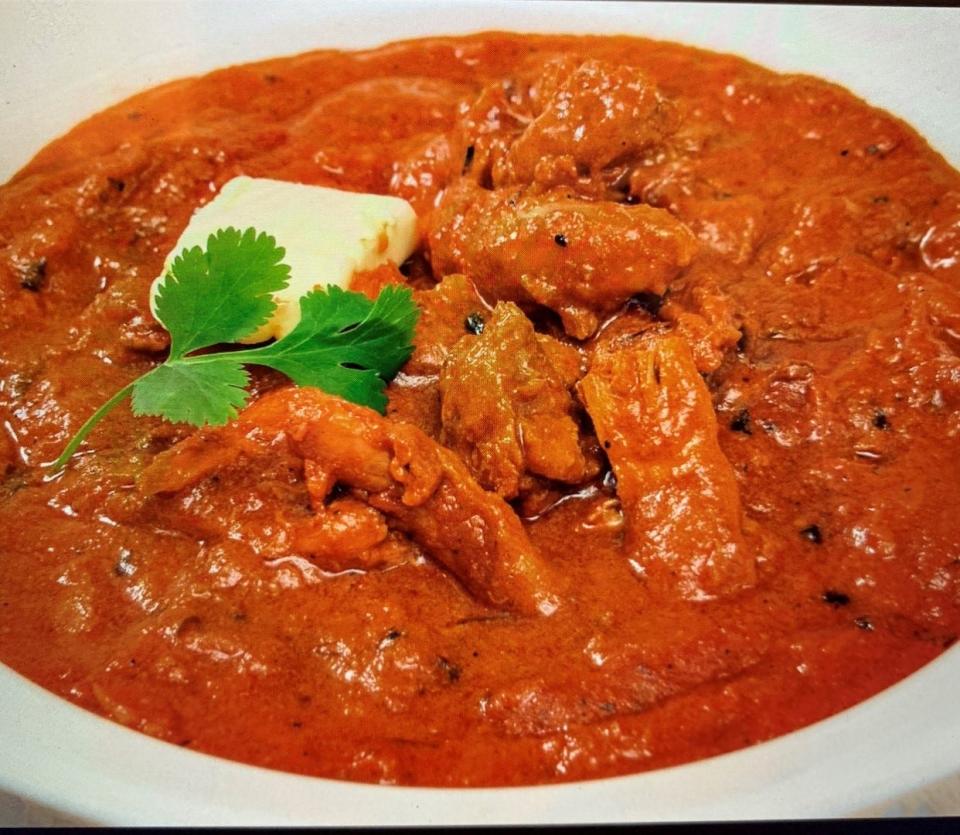 Butter chicken from Haldi Chowk Authentic Indian Cuisine in Middletown.