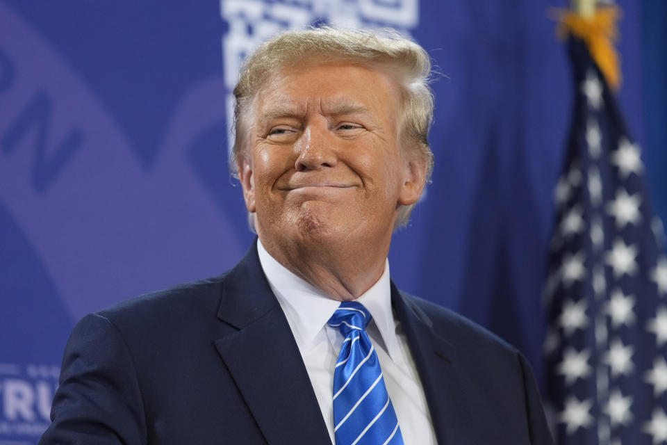 Donald Trump's victory in the first two Republican primaries had an impact on the Super Peso but analysts believe it probably won't have much of an impact from now on because of Trump's rhetoric of 'what the market already knows', although you may never hear about him. do not know.  (AP Photo/John Locher)