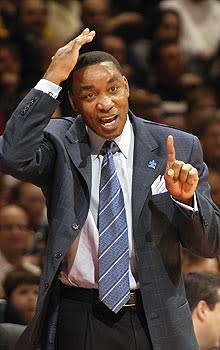 Isiah Thomas has maintained a close relationship with Knicks owner James Dolan