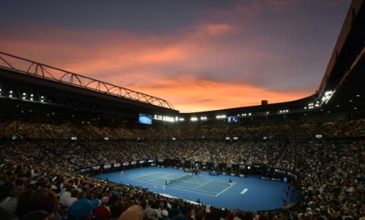 Rod Laver Arena, the Australian Open's centre court, is one of three roofed stadiums at Melbourne Park