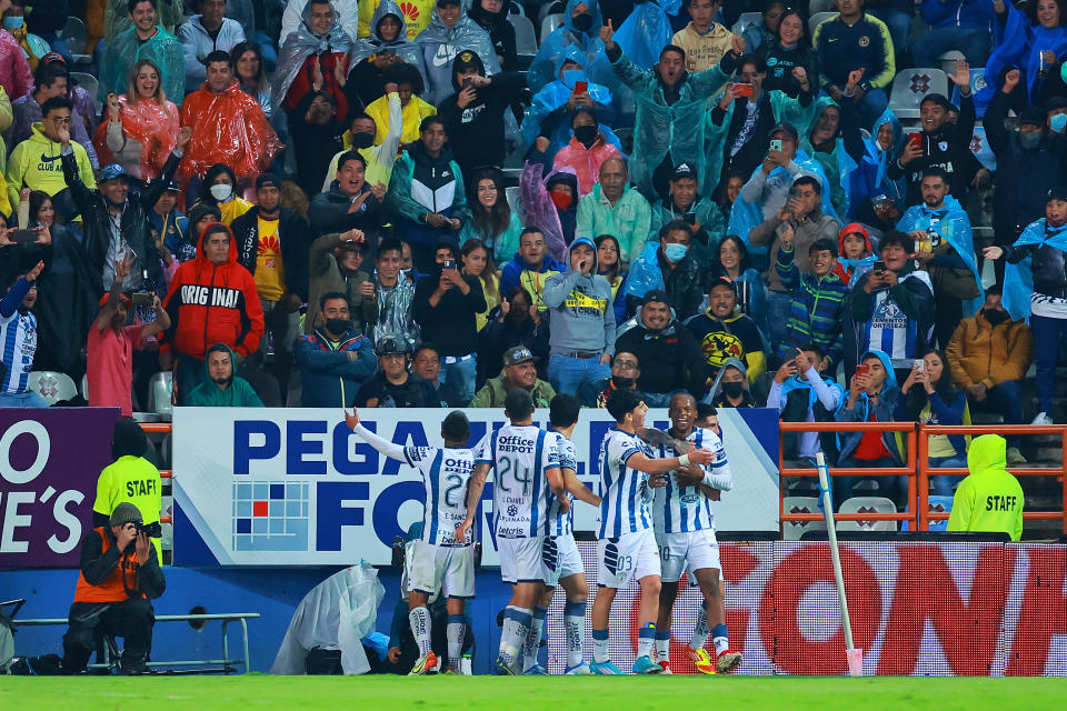 Pachuca ha mostrado tener el futbol necesario hasta para eliminar a uno de los candidatos más serios al título, el América. (Foto: Hector Vivas/Getty Images)