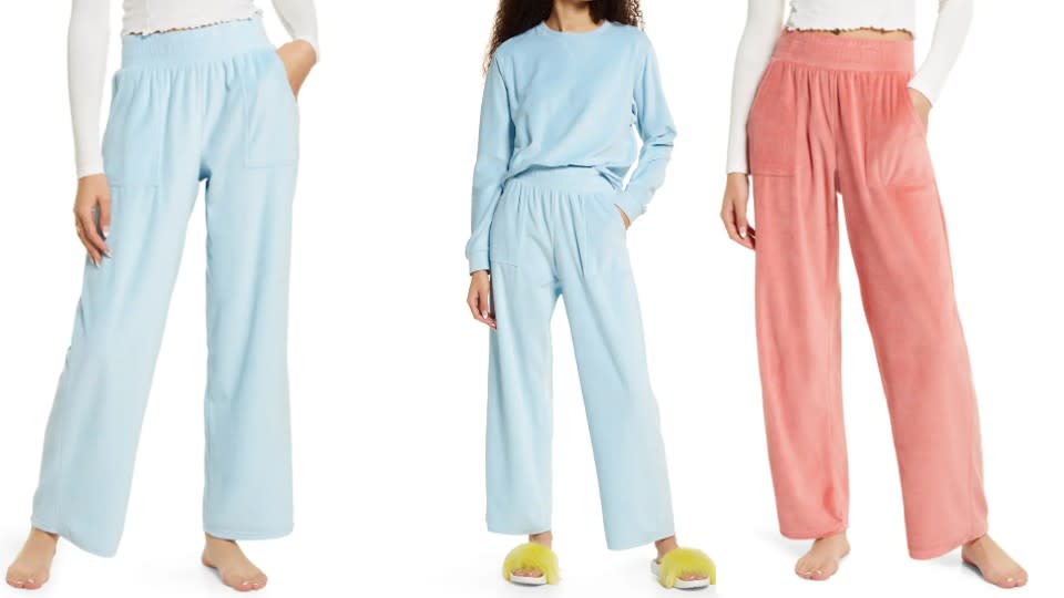 BP. Velour Wide Leg Pants - Nordstrom, $23 (originally $39)