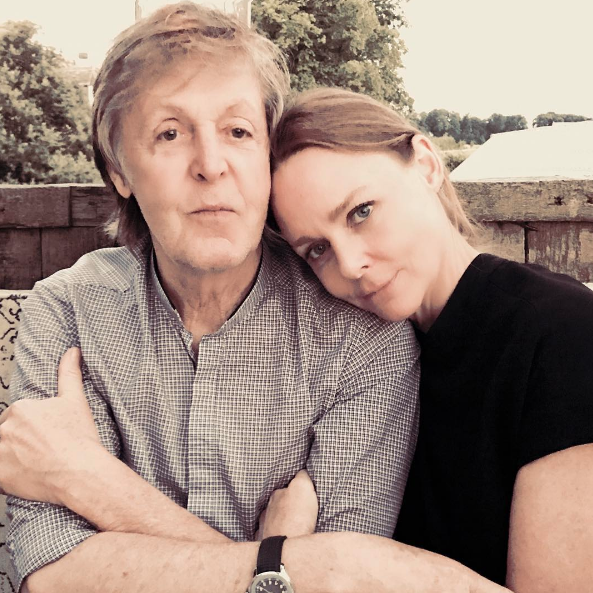 Paul and Sella McCartney