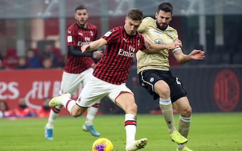 AC Milan striker Krzysztof Piatek - Credit: REX