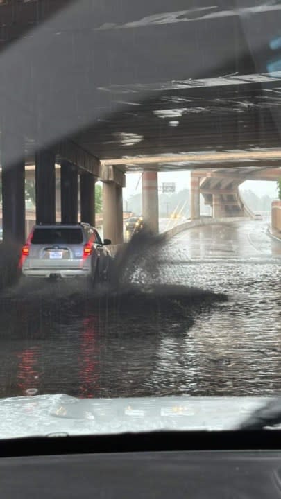 Loop 287 underpass at South First Street. Photo courtesy of Lufkin.