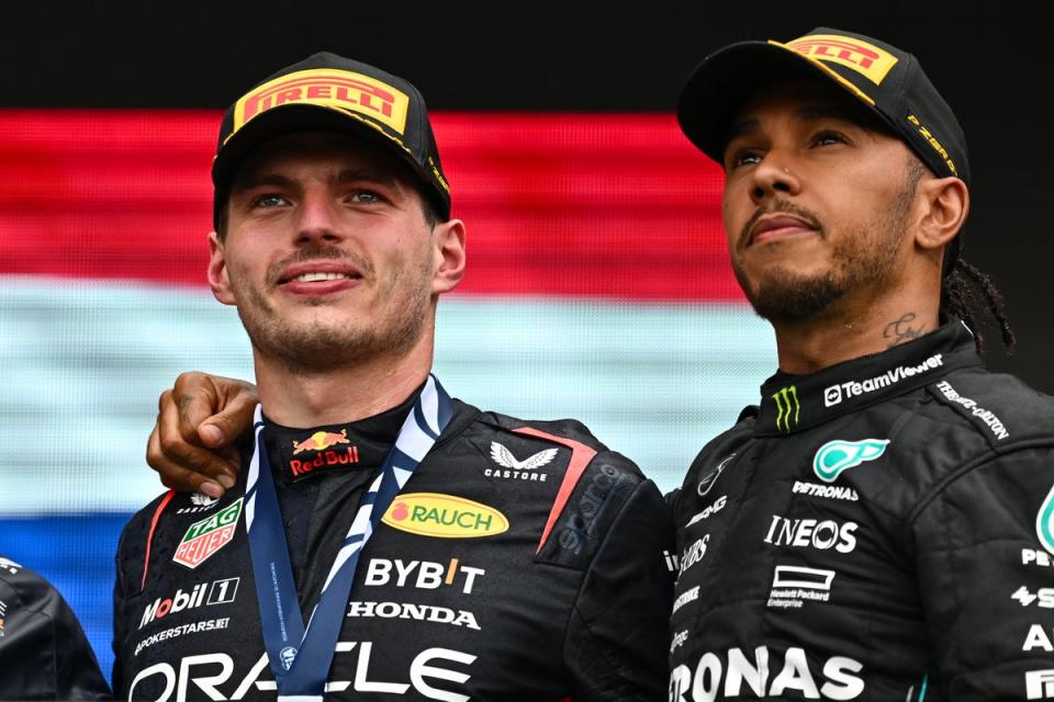 Max Verstappen insists he was ‘not shocked’ by Lewis Hamilton’s move to Ferrari (Getty Images)