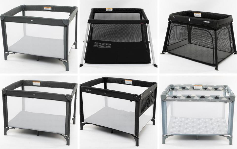 The six portable cots from Kmart, Target, Baby Bunting and other retailers
