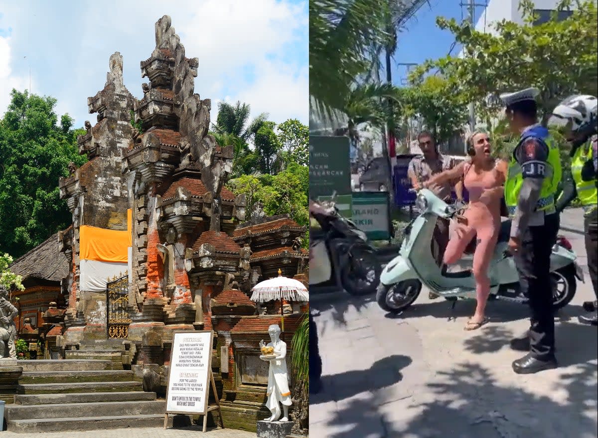 Visit Bali for its many wonderful temples – and be sure to follow the rules of the road (iStockphoto / Twitter/@akuluka)