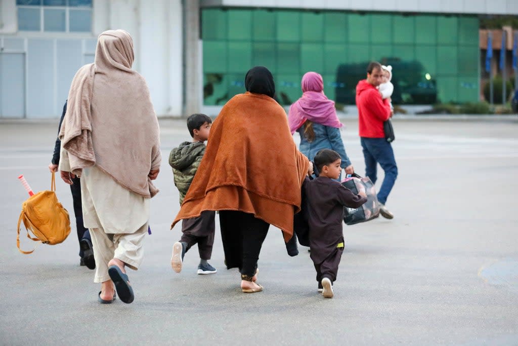 Afghan Refugees Kosovo (ASSOCIATED PRESS)