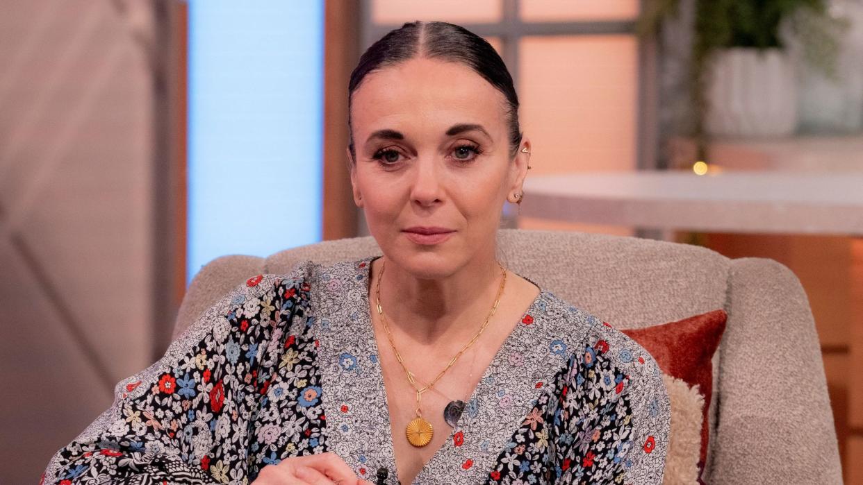 Amanda Abbington on Lorraine TV show, London, UK - 25 Jul 2024