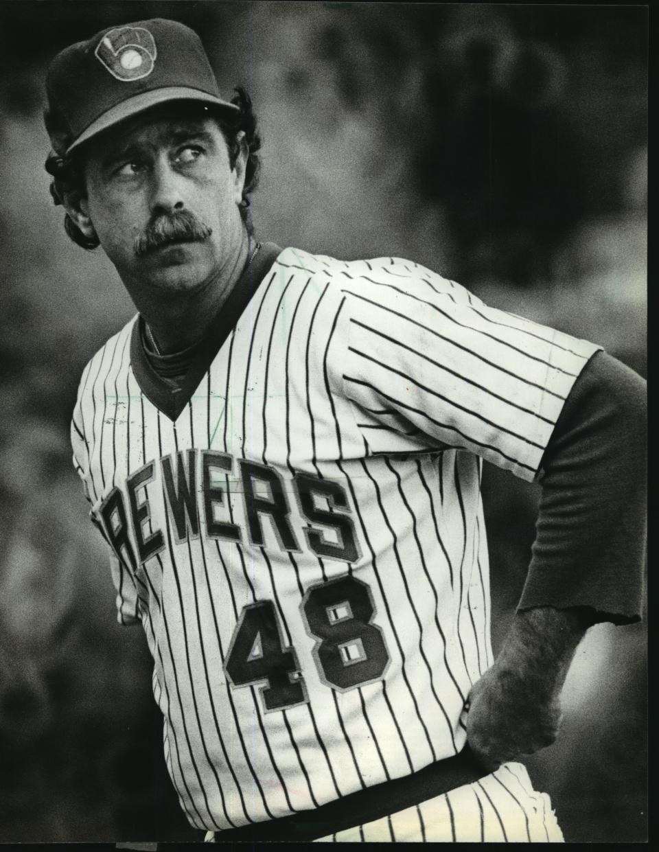 Milwaukee starter Mike Caldwell, already knocked out and on his way to the dugout, stopped to watch the scoreboard replay of Reggie Jackson's ninth-inning home run. The Jackson blast came with one man aboard.