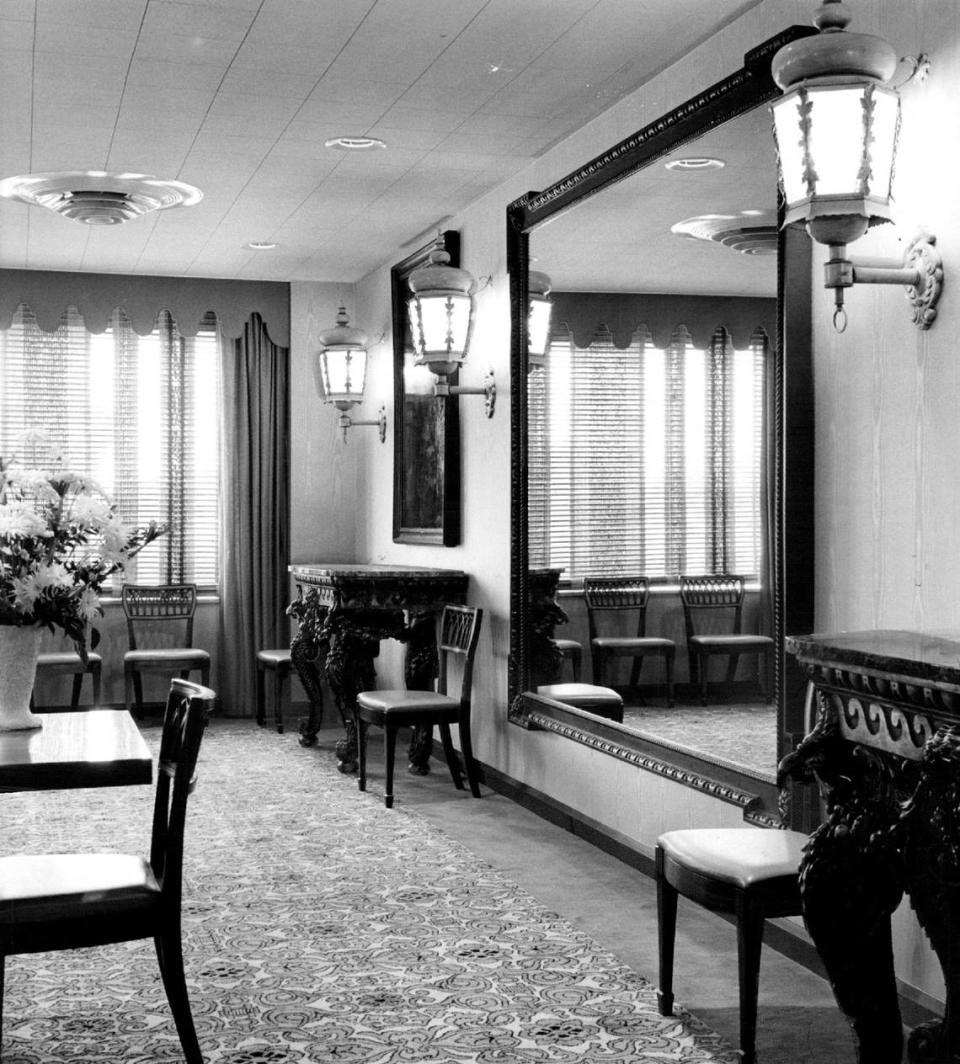 In 1960, the Columbus Hotel’s Vizcaya Room. Miami Herald File