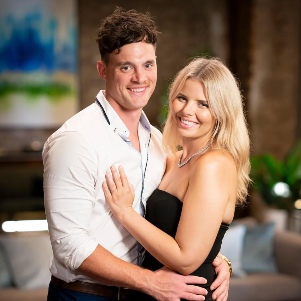 Olivia hinted that she&#39;d consider joining OnlyFans with her TV &#39;husband&#39; Jackson Lonie. Photo: Nine