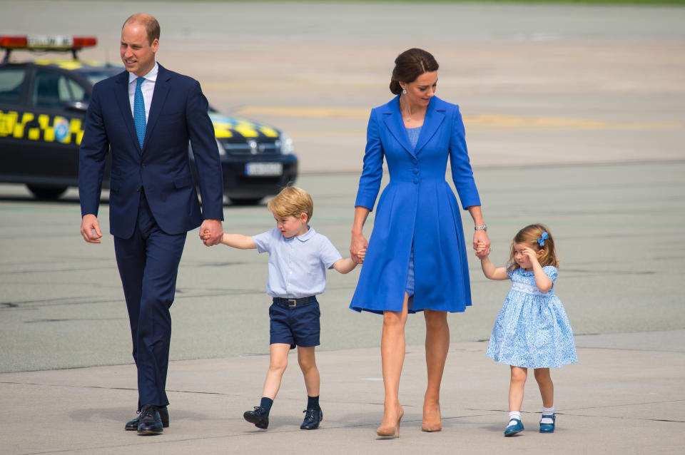 Prince George and Princess Charlotte kicked off a royal effect in baby names. (Photo: Getty Images)