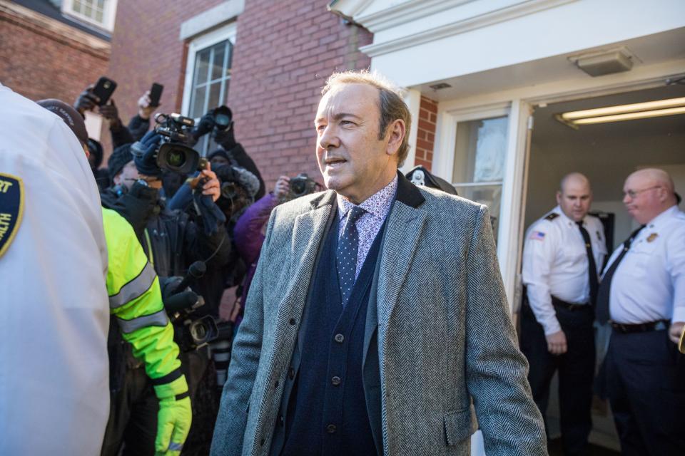 Kevin Spacey en su vista judicial el pasado enero. USA Today