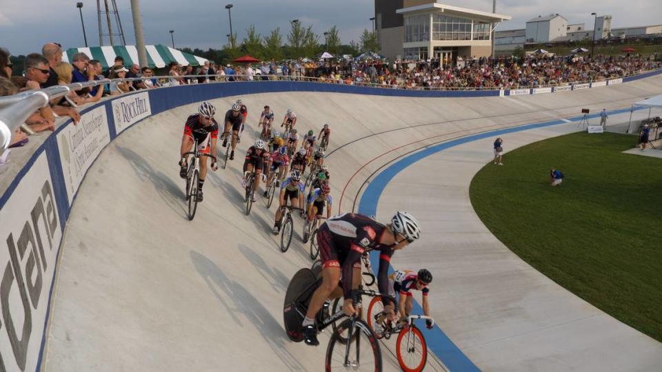 Just outside Charlotte, the Rock Hill Outdoor Center includes cycling activities such as the Giordana Velodrome, Rock Hill Supercross BMX track and trails.